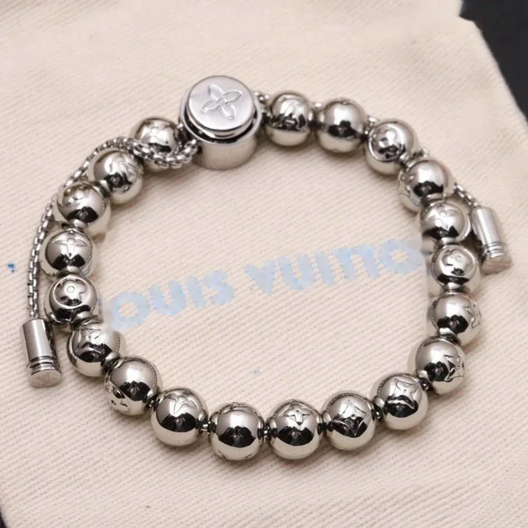 Louis Vuitton Bracelet Silver Unisex