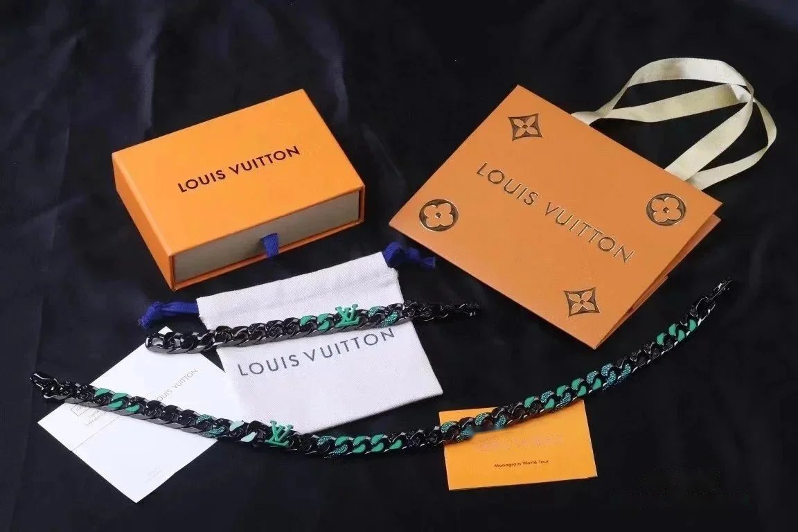 Louis Vuitton Necklace Neon Green