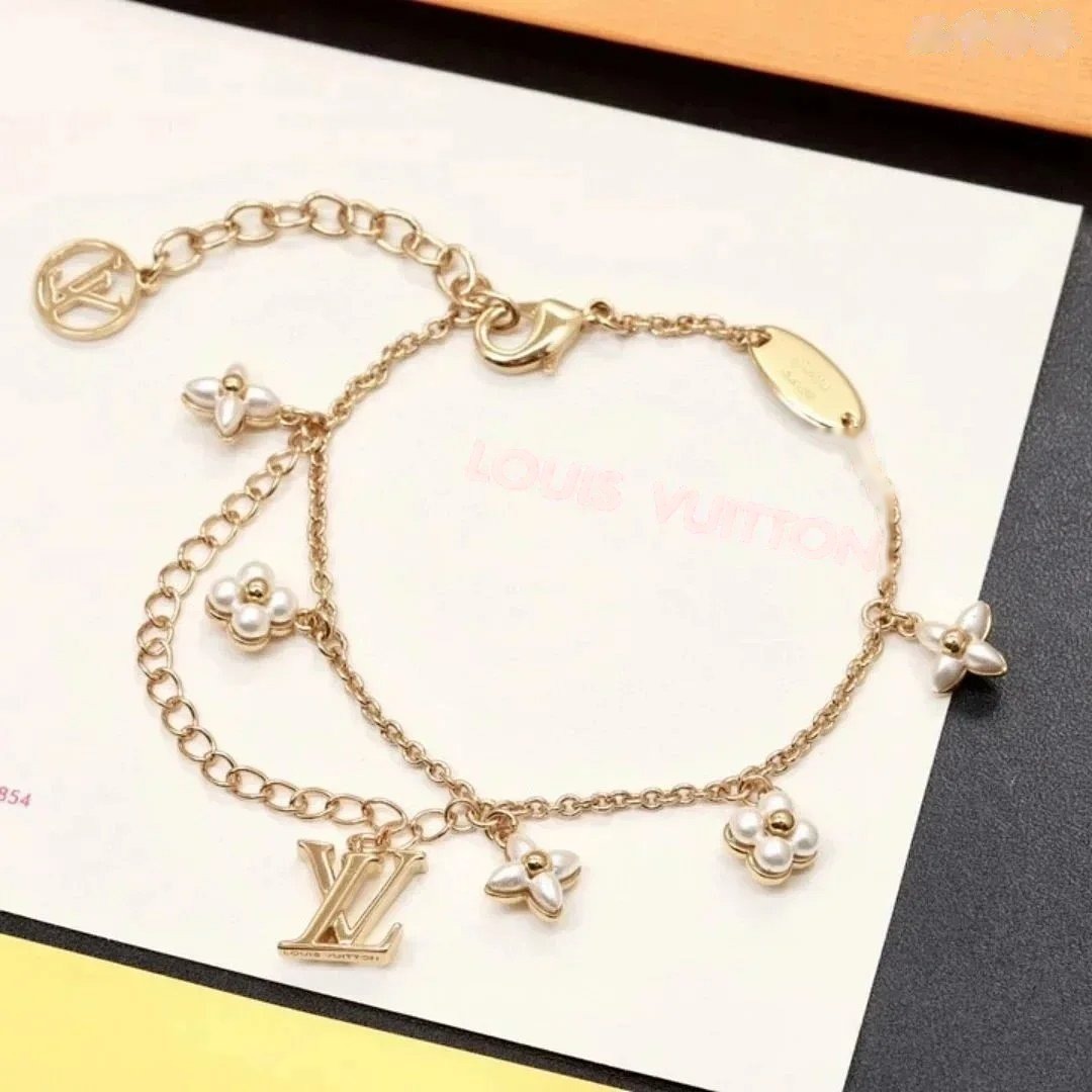 Louis Vuitton Floragram Bracelet Floral Mother-of-Pearl